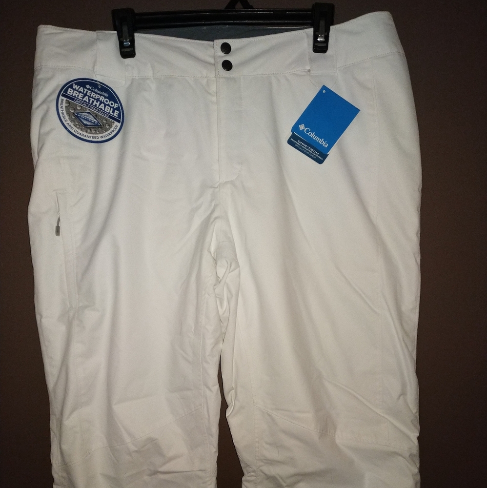Columbia W Bugaboo Insulated Pant White NWT